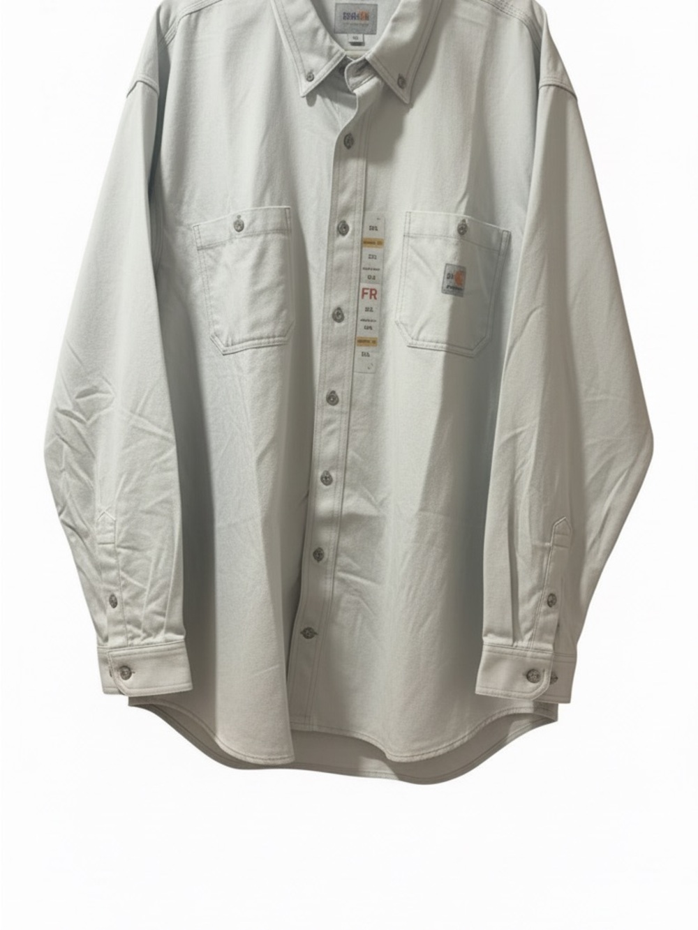 Carhartt Men’s FR Long-Sleeve Button-Down Work Shirt